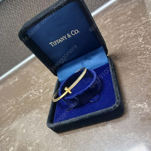 티파니 모티비 18k도금 뱅글
