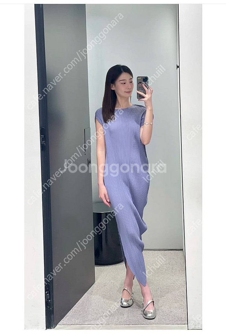 이세이미야케 리프플리츠,뉘앙스,폴리곤,해칭 원피스 플리...--7