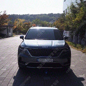 4세대 카니발 중고 가격 중고 카니발 4세대 중고 파란색 2023년식 21,756km 가솔린 7인승 아웃도어 노블레스 법인차 구입상담