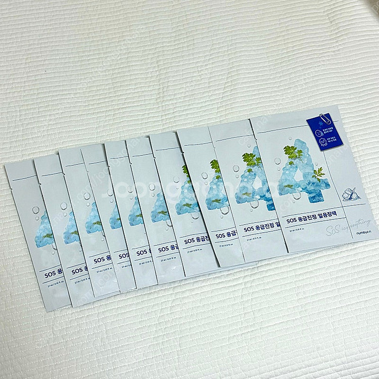 넘버즈인 4번 얼음장팩, 3번 결세럼팩, 아누아 그린레...--1