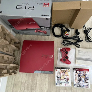 플스3 PS3 중고5대 (3005B스칼렛레드, 2505A, 3005A블랙X2, 4205A블랙), 듀얼쇼크3 조이패드, 충전거치대