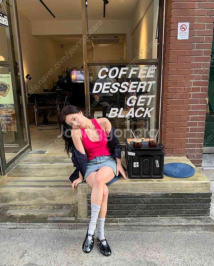오버듀플레어 데님스커트 90s mini denim sk...--8
