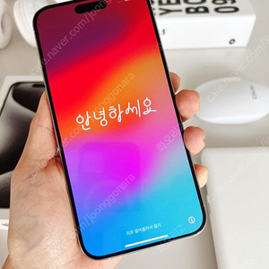 아이폰 15 프로 맥스 512GB 화이트 자급제 팝니다