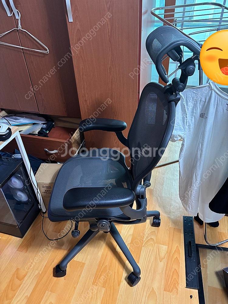 허먼밀러 뉴에어론 라이트플러스 정품--3