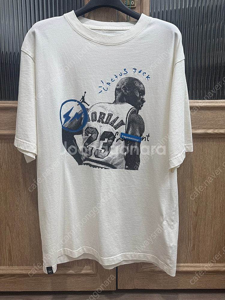 나이키 캑터스잭 프라그먼트 티셔츠 화이트 S--0