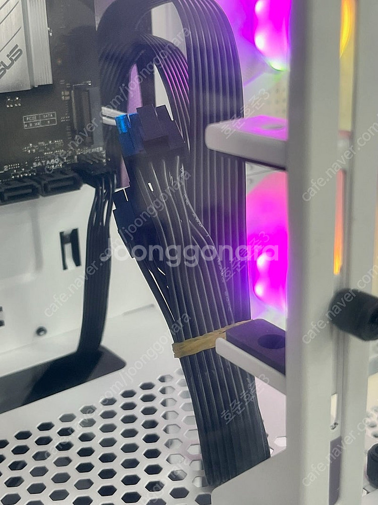 급처) 7800x3d 화이트 게이밍 pc 반본체 판매합...--1