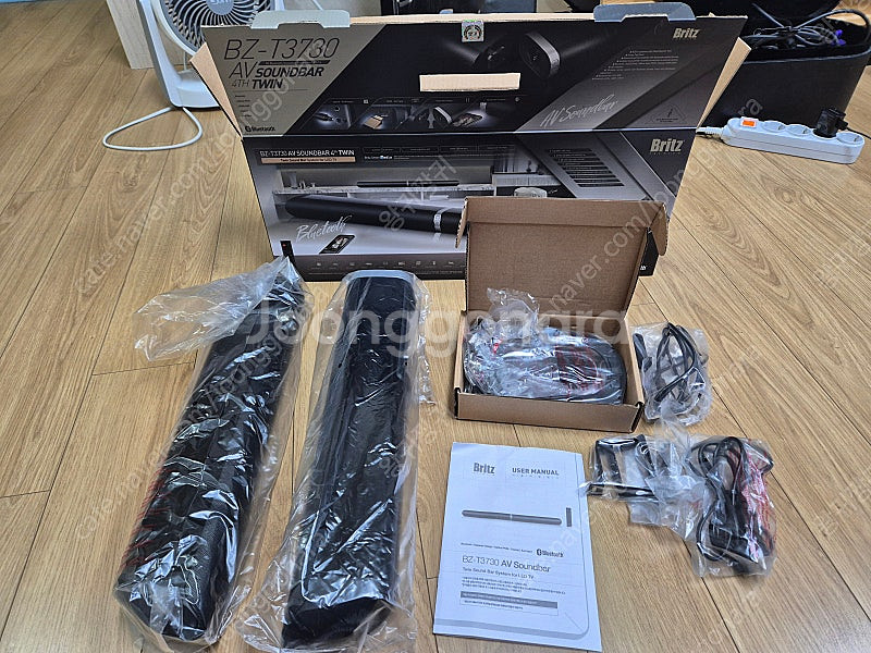 정품 브리츠 BZ-T3730 사운드바 풀박스 팝니다.--0