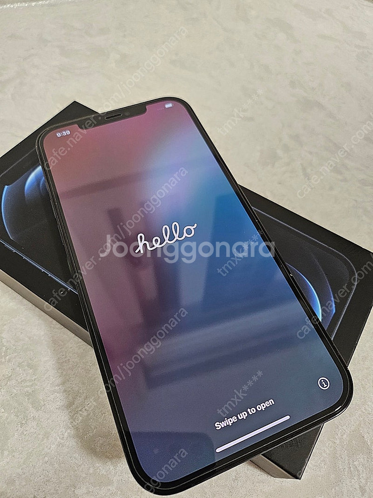 아이폰 12 Pro max 512GB 퍼시픽블루--1