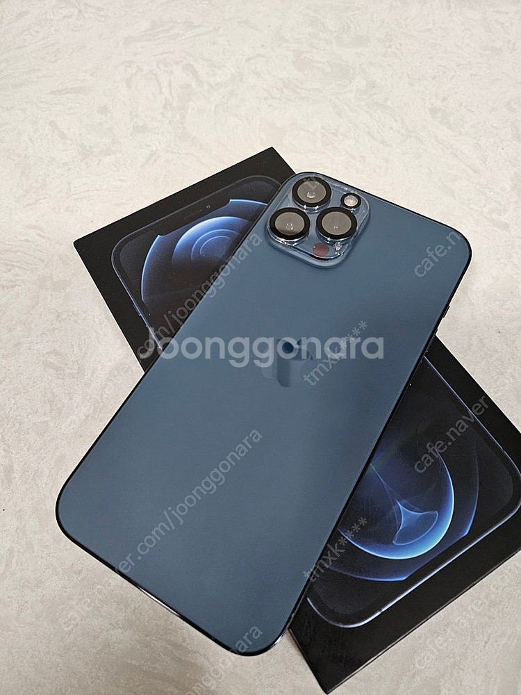 아이폰 12 Pro max 512GB 퍼시픽블루--3