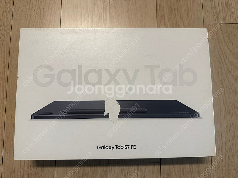 갤럭시탭 S7 FE 64G S급 풀박스 + 정품북커버케...--0