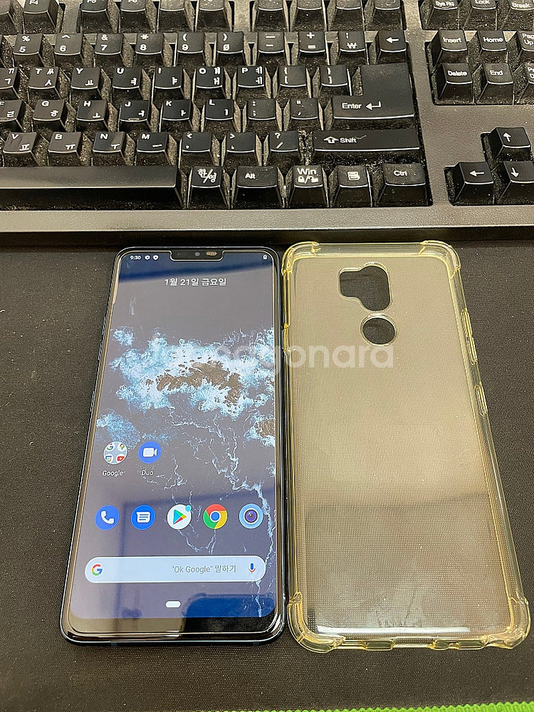 LG Q9ONE 블루 64GB 무잔상 상태좋은 중고6만...--2
