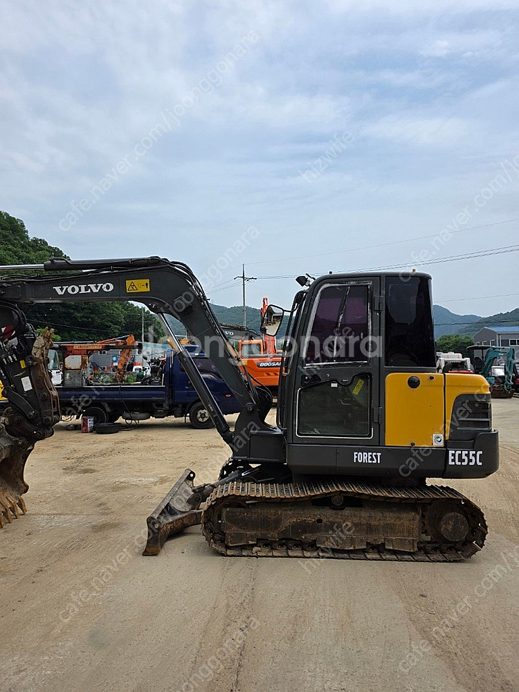 중고굴삭기 볼보 EC55C 2014년식 딱딱구리 집게,...--0