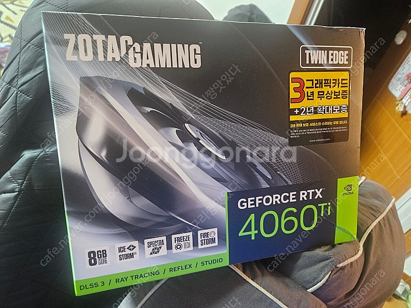 zotac 4060ti 8기가 팝니다.--1