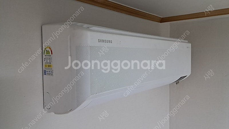삼성 에어컨 7평 무풍 냉난방--4
