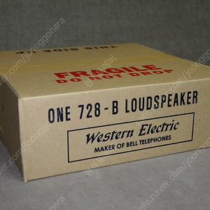 웨스턴 Western Electric WE 728B 스피커 카톤 박스 복각품 1조 (박스 2개) 이미지
