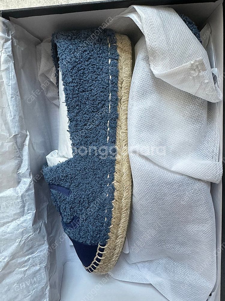 샤넬 에스파듀 부클 블루 37(240)--1