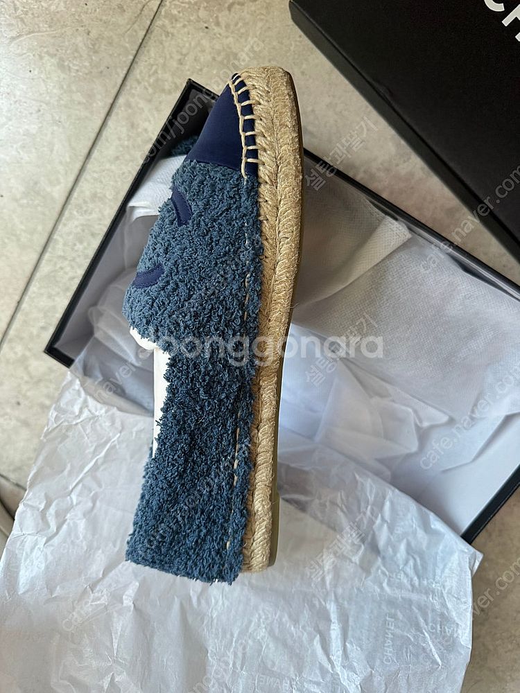 샤넬 에스파듀 부클 블루 37(240)--4