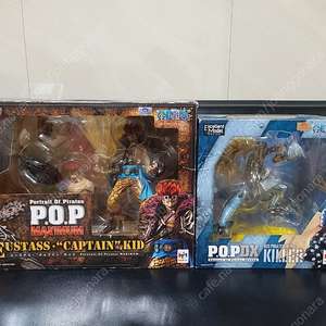 원피스 pop 2년전 맥시멈 키드 (개봉품), pop 2년전 킬러 (미개봉) 피규어 일괄 판매