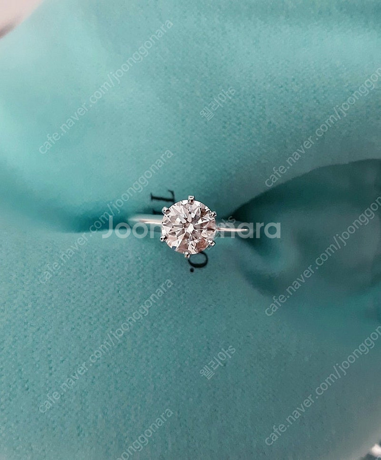 티파니 1캐럿 다이아 반지 1.17ct F VS1 3E...--2