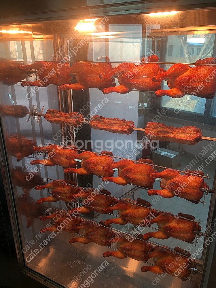 전기구이 통닭 모형 바베큐구이 팝니다.--1