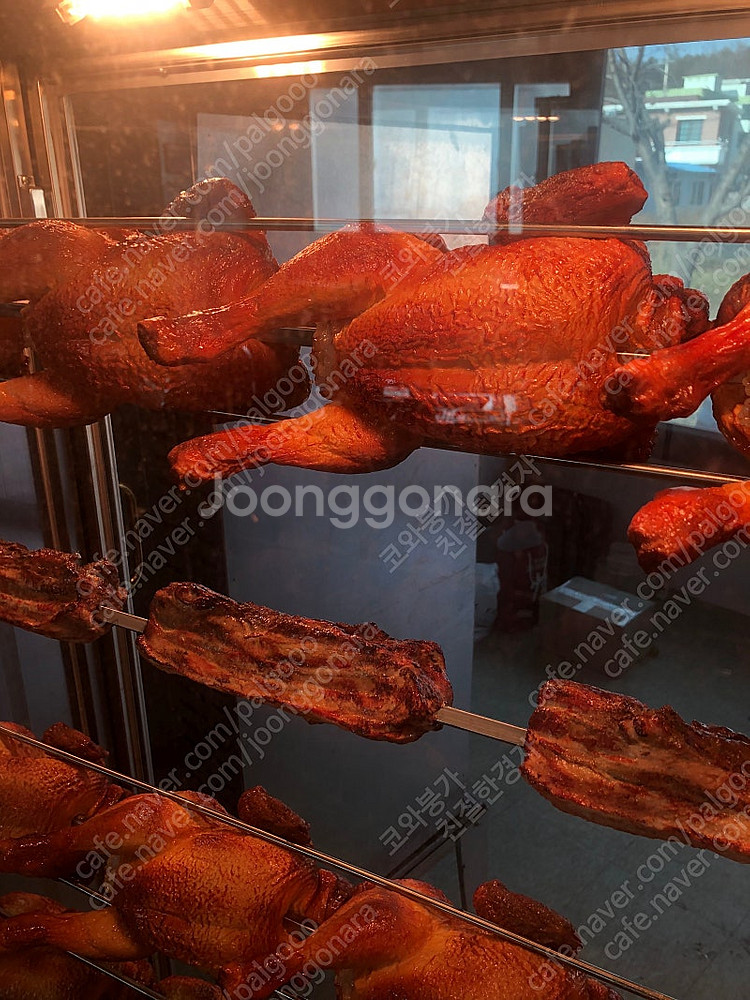 전기구이 통닭 모형 바베큐구이 팝니다.--2