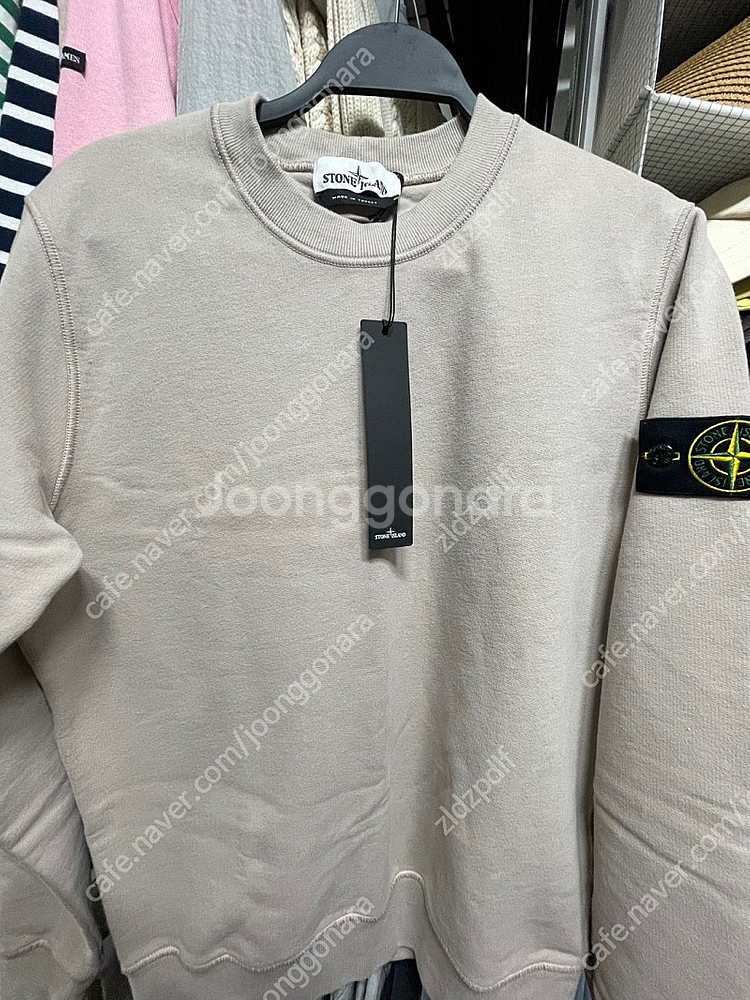 스톤아일랜드 맨투맨 도브그레이 S 정품 새상품 7315...--1