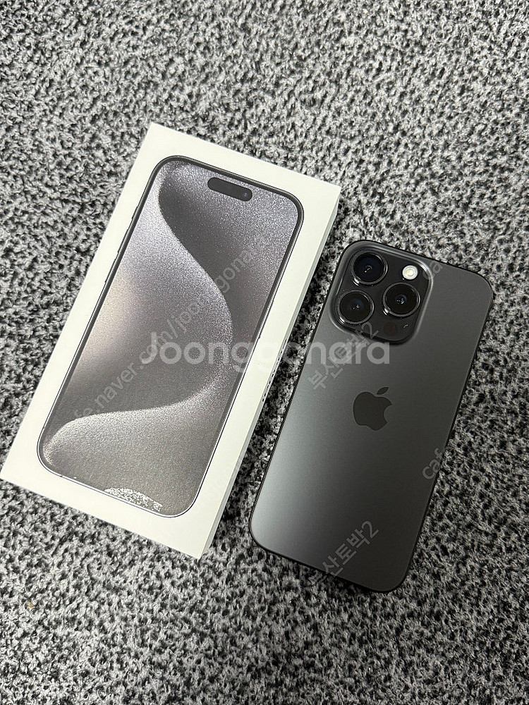 아이폰15프로 256GB 블랙 티타늄--0