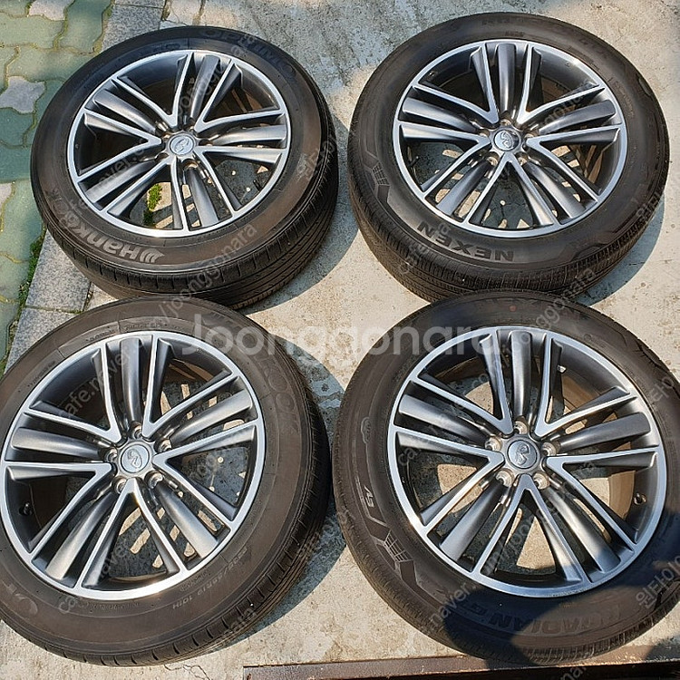인피니티 Q50 19인치 정품휠 쏘렌토 싼타페 카니발 ...--0