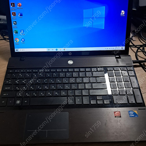 hp노트북 4520s 램8 ssd삼성128기가 15.6인치