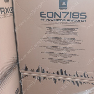 JBL 스피커 EON718S,IRX115S 판매합니다