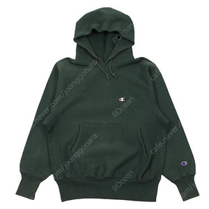 [M] 1990s USA Champion Reverse Weave Plain Sweat Parka 챔피온 리버스위브 플레인 스웻 파카 90년대 빈티지 미국제 후드티