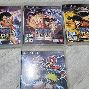 ps3 원피스 해적무쌍 1-3,나루토 일괄 택포 3.5