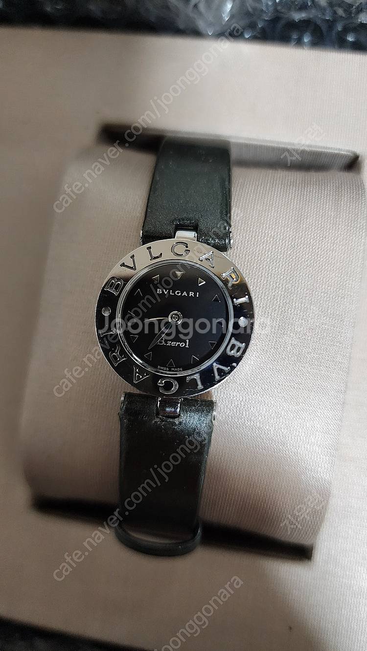 불가리 BVLGARI 비제로원 불랙다이얼 올리브그린밴--1