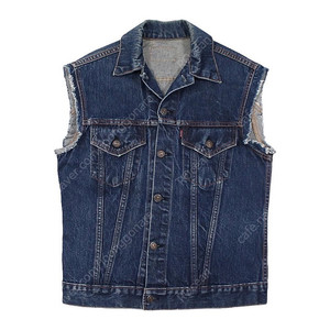 [95] 1960s USA Levis 70505-0217 Denim Vest, Big E 리바이스 빈티지 데님 베스트 빅E 60년대 미국제 522각인