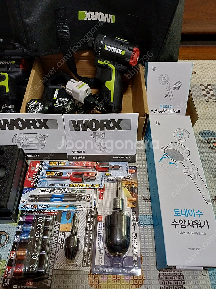 웍스 12v (3종세트)..1일사용..택배비포함 (30...--3