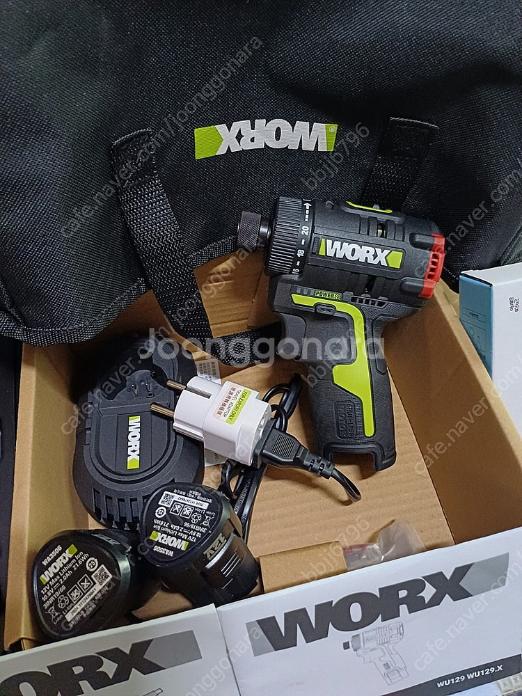 웍스 12v (3종세트)..1일사용..택배비포함 (30...--5