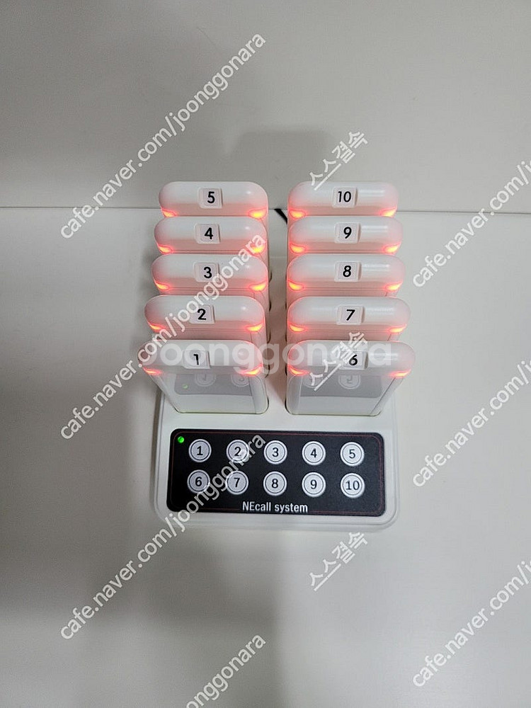 엔이콜 10구 사각진동벨 세트 팔아요 dp-400r--3