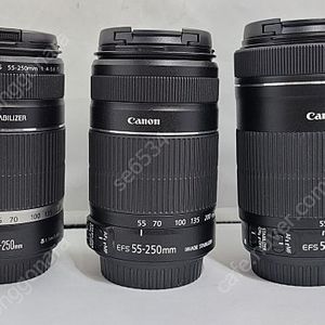 캐논 EF-S 55-250mm IS , EF-S 55-250mm IS II, EF-S 55-250mm IS STM 팝니다