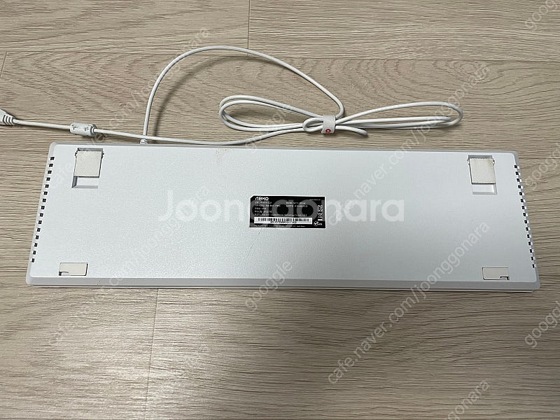 시이닷 화이트 단청 유선 LED 기계식 키보드 (갈축)--4