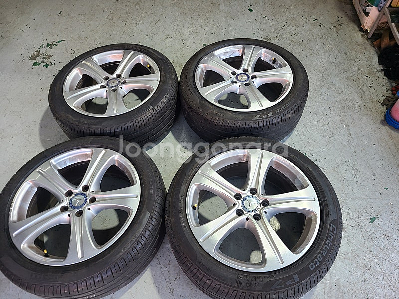 $$ 중고 벤츠 E300 W213 18인치 휠타이어 2...--0