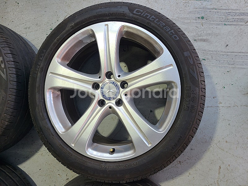 $$ 중고 벤츠 E300 W213 18인치 휠타이어 2...--2