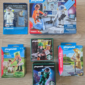 [Playmobil] 플레이모빌 미개봉(스타벅스,우주인 외) 7개 일괄 판매합니다