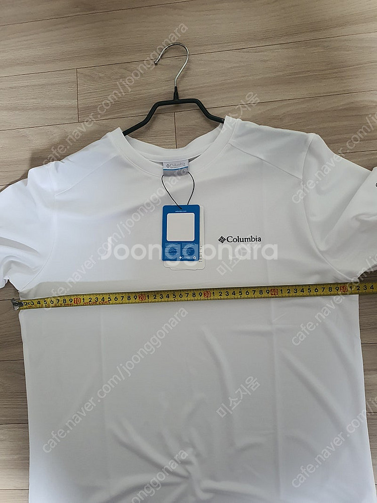 컬럼비아 기능성 반팔티 티셔츠 화이트 100 새제품--5
