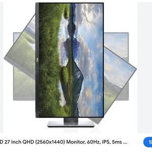 DELL P2720D 27인치 QHD 모니터