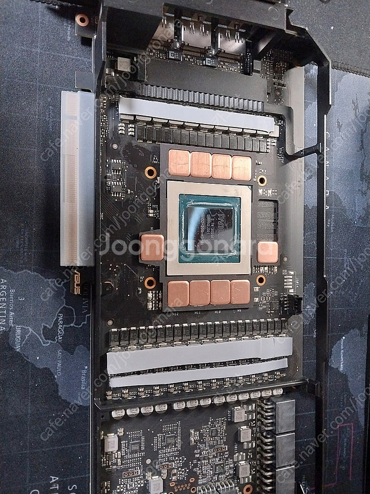 asus rog strix 3080 구리패드작 팝니다.--6
