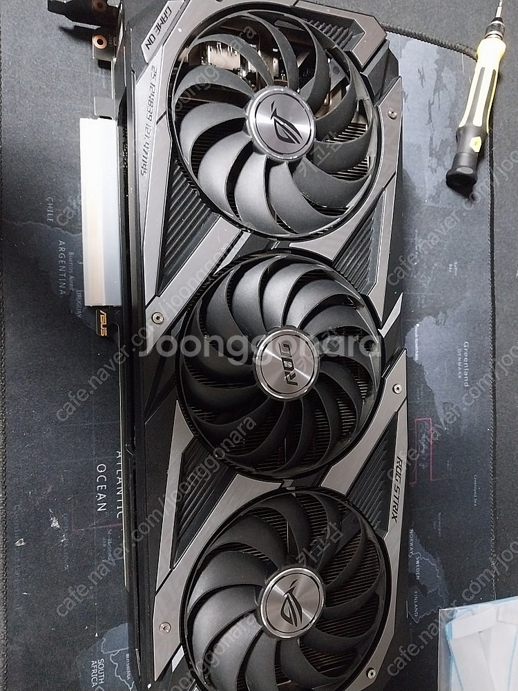 asus rog strix 3080 구리패드작 팝니다.--0