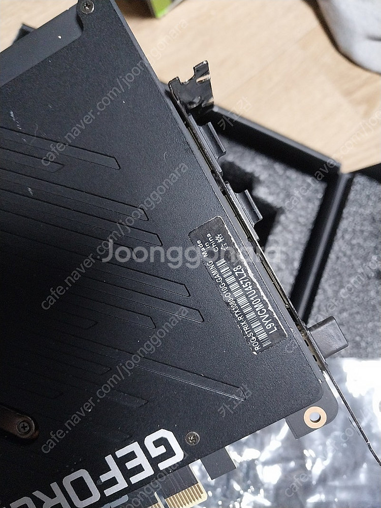 asus rog strix 3080 구리패드작 팝니다.--9