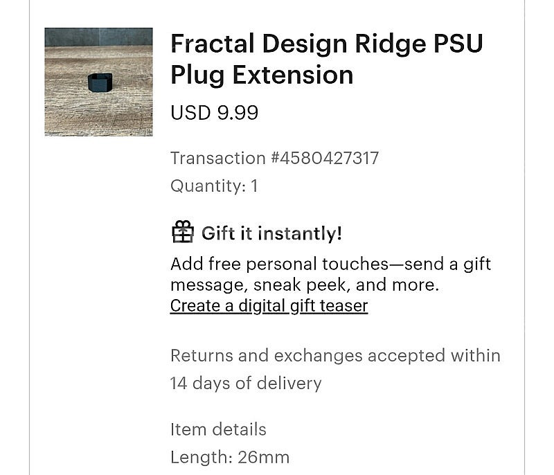 [[새제품]] 프랙탈 릿지(fractal ridge) ...--1