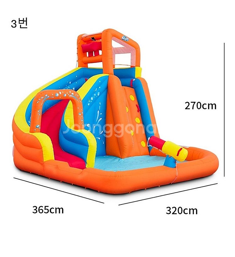 물놀이가능한 에어바운스 및 에어풀장,수영장,슬라이드대여...--2