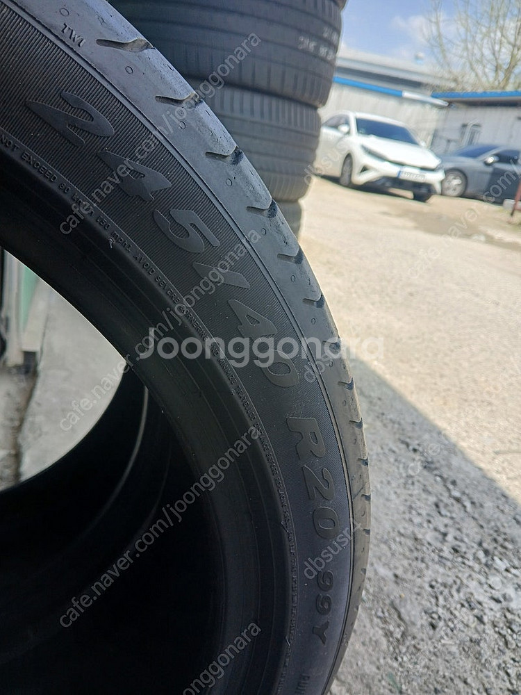 245 40 20 피렐리 피제로 런플랫타이어 2짝--4